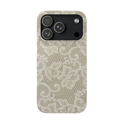 Vintage Beige Lace Case