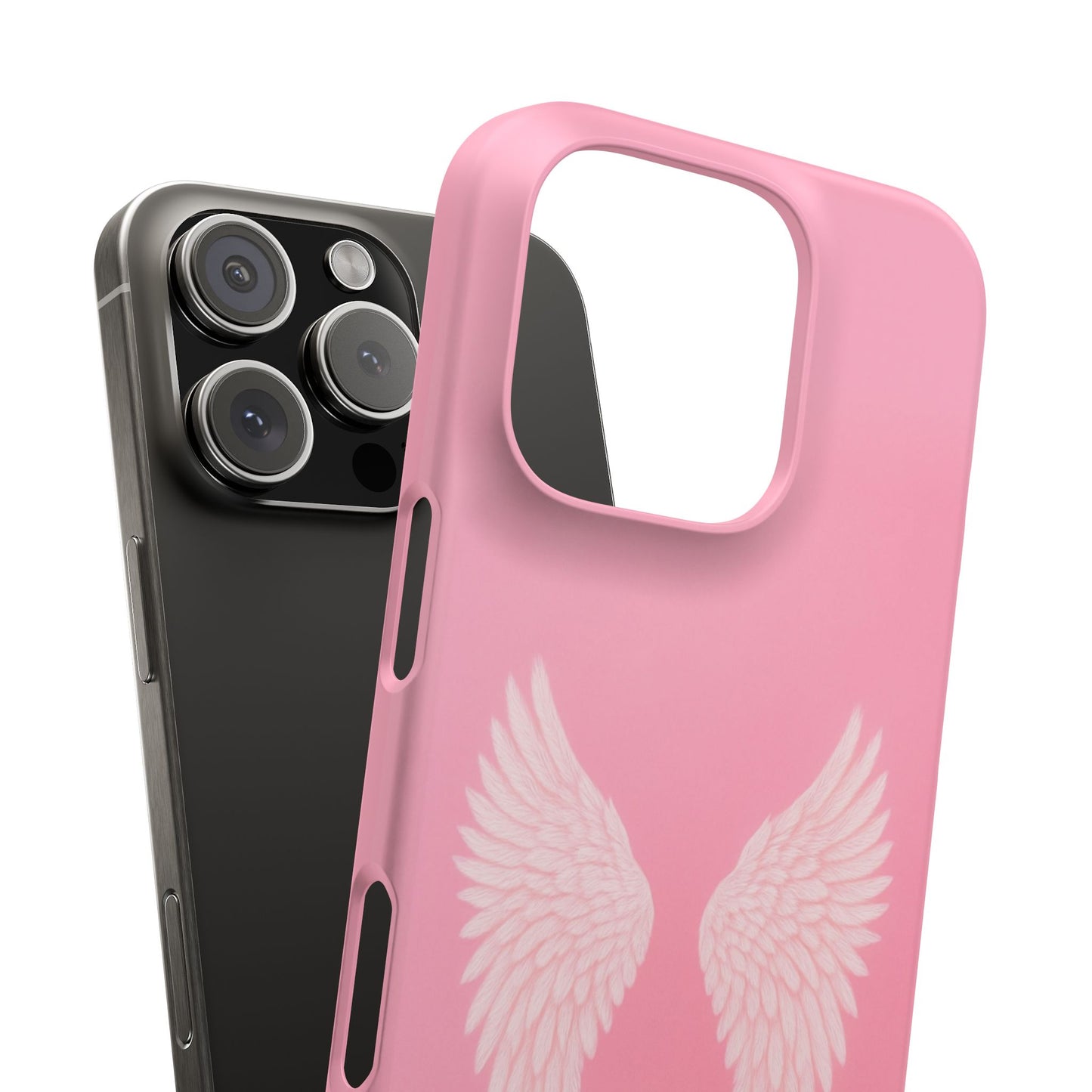 Pink Angel Wings Case