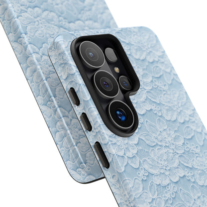 Glacier Blue Lace Tough Case