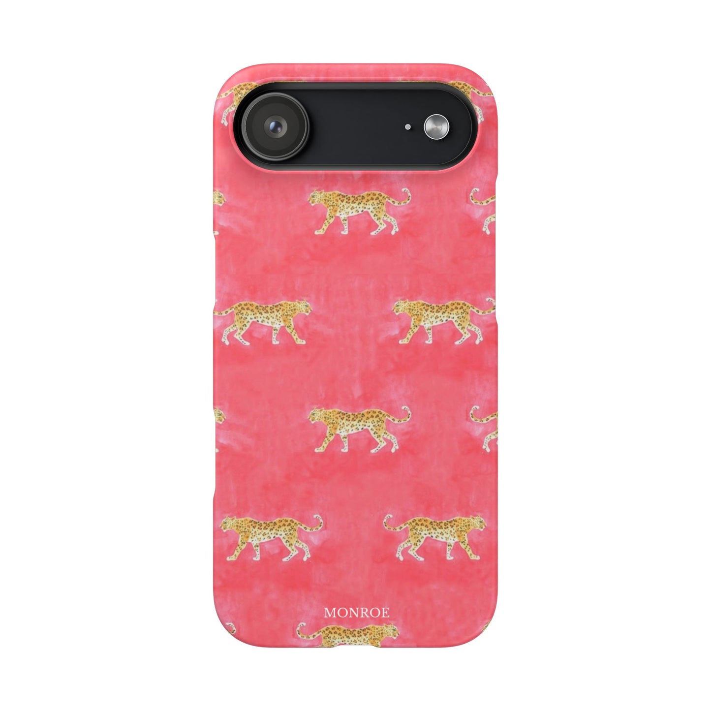 Pink Watercolor Leopard Case