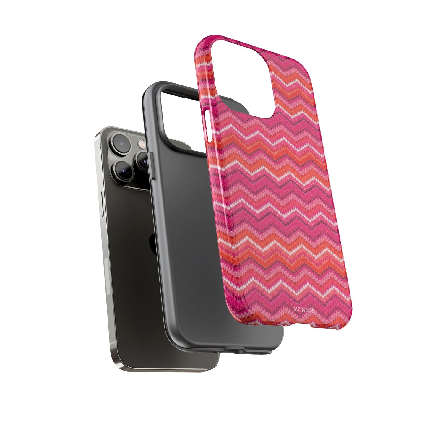 Pink Zigzag Tough Case