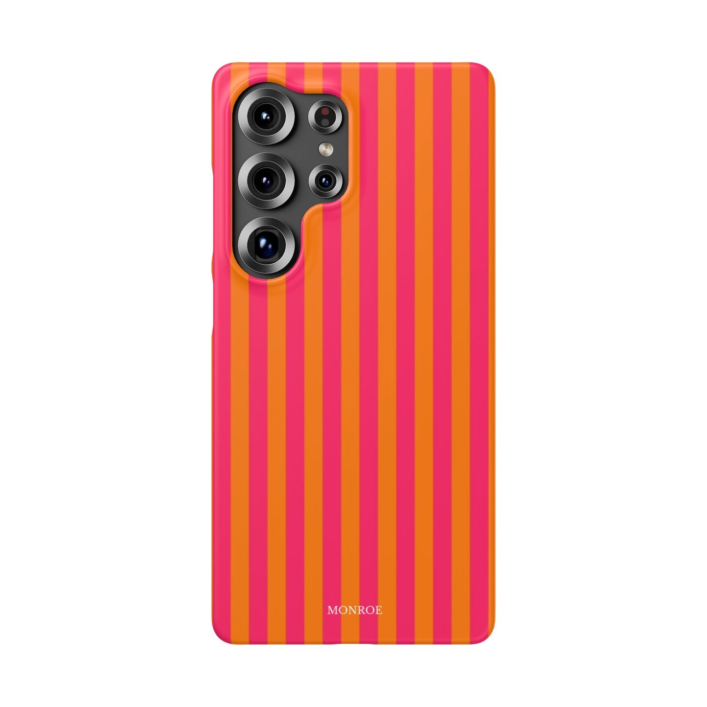 Striped Orange & Pink Case