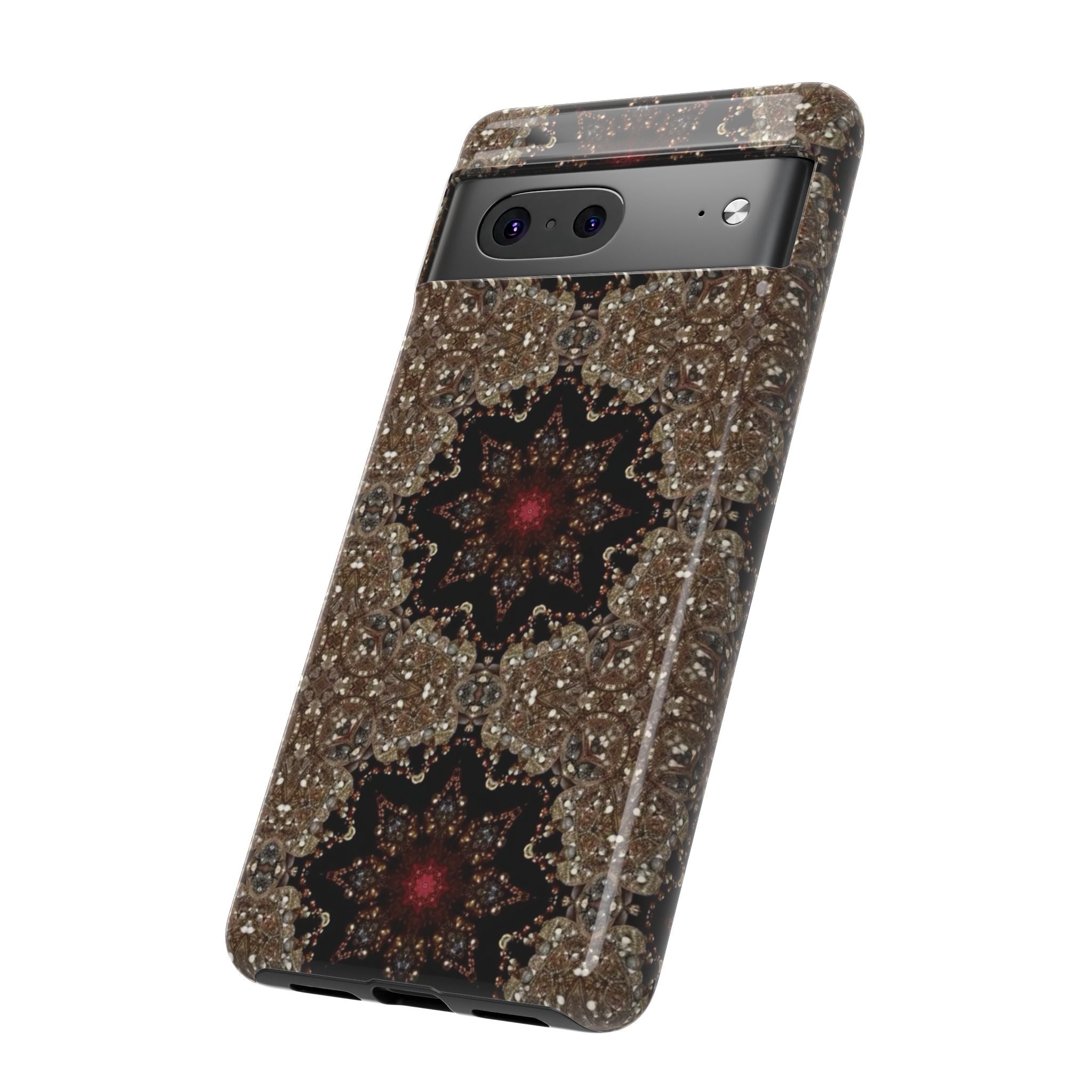 Brown Mandala Tough Protective Case