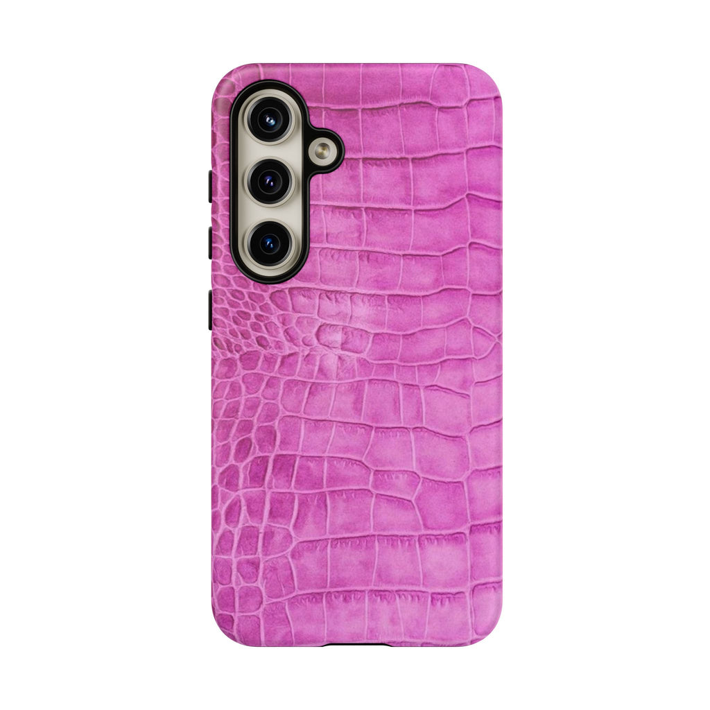 Purple Croc Phone Case