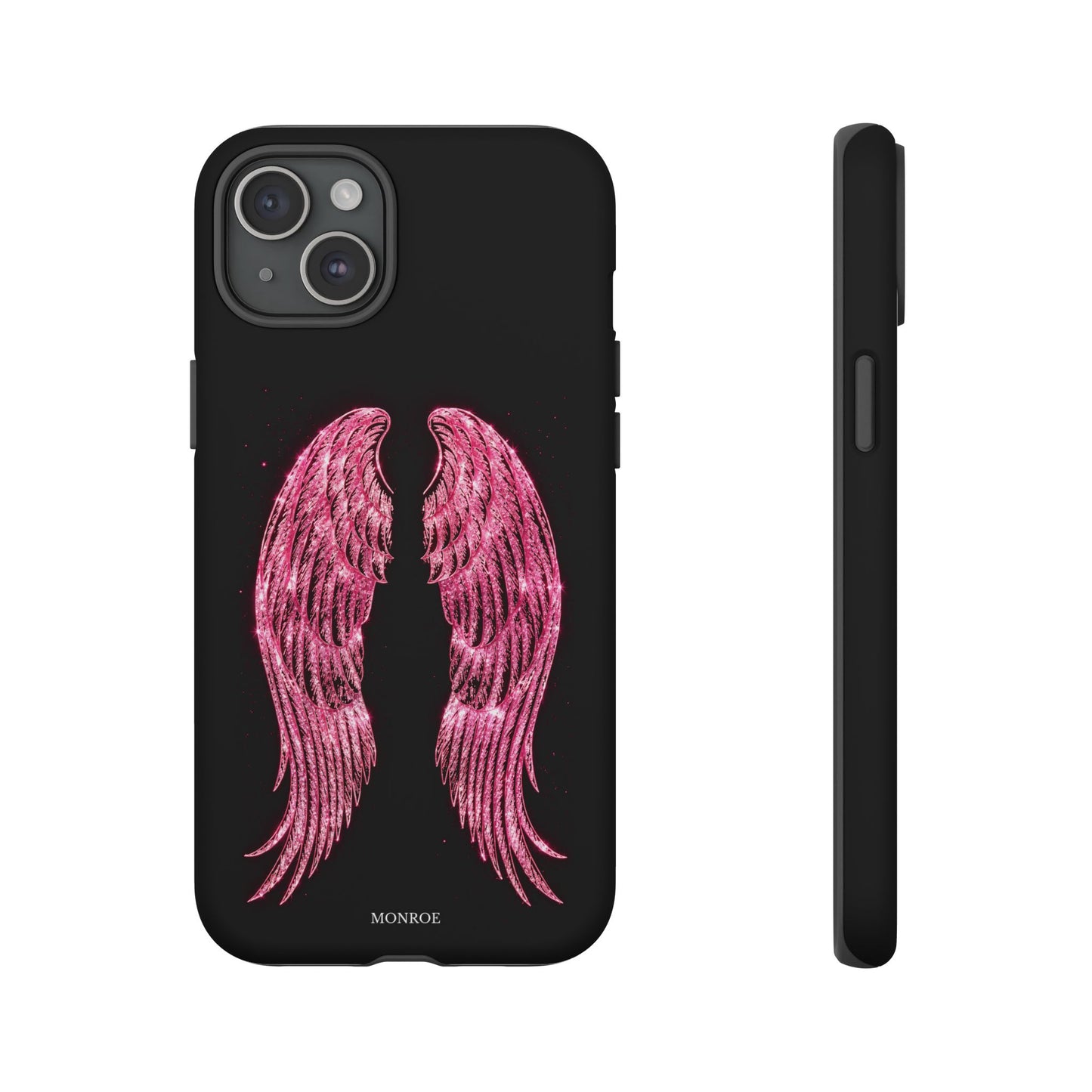 Pink Glitter Angel Tough Case