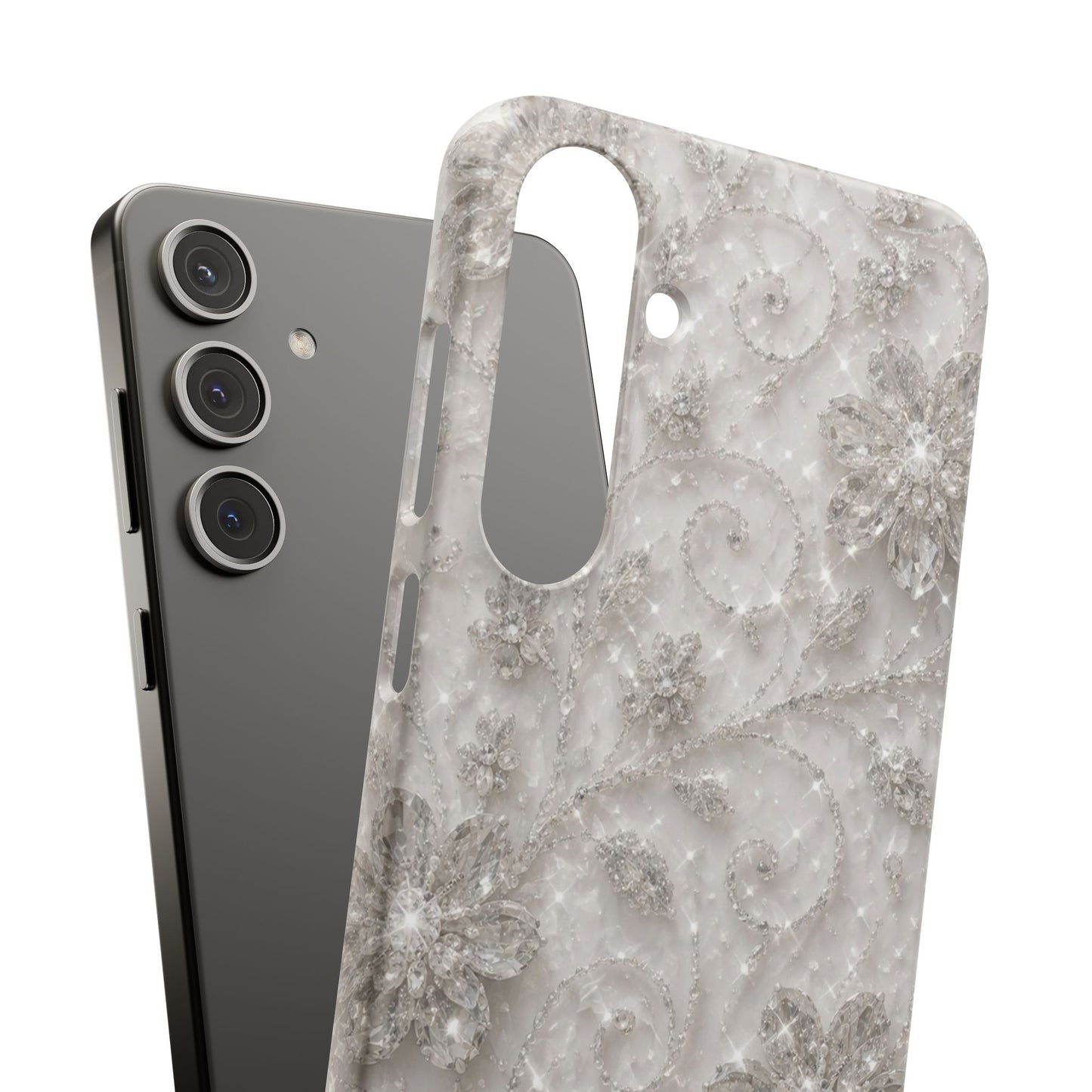 Glittery Floral Case