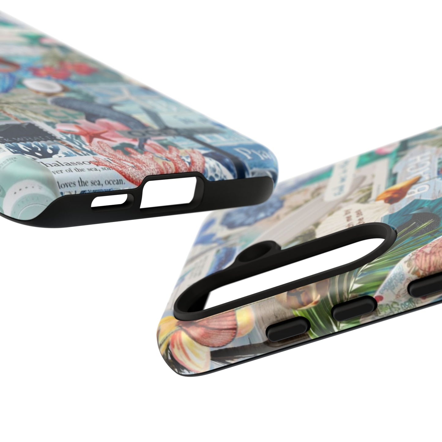 Tropical Beach Collage Tough Case