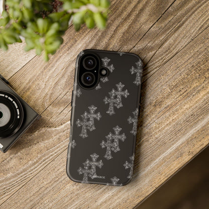 Black Crystal Cross Tough Case