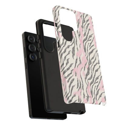 Light Pink Zebra Tough Case