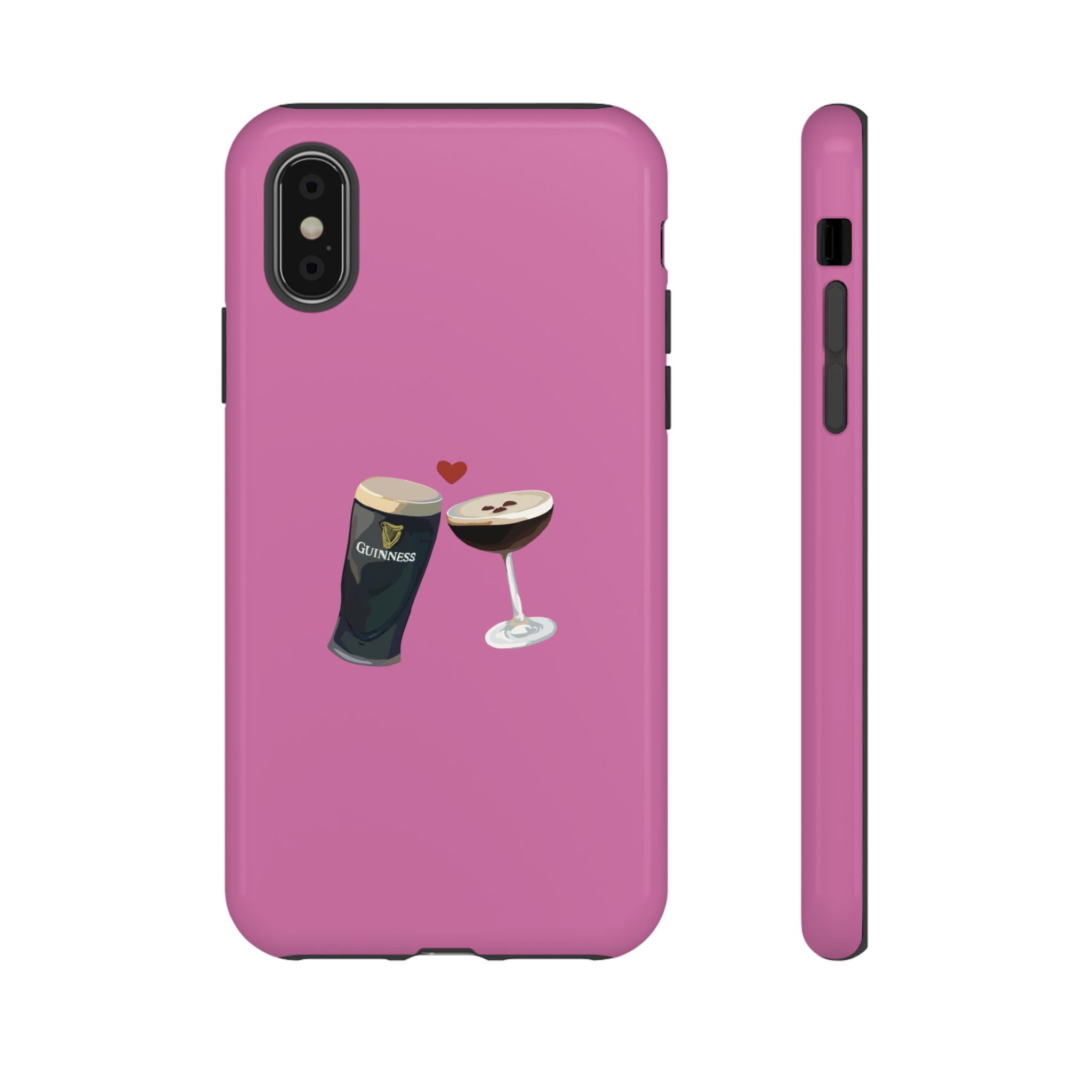 Pint & Wine Glass (Pink) Tough Case