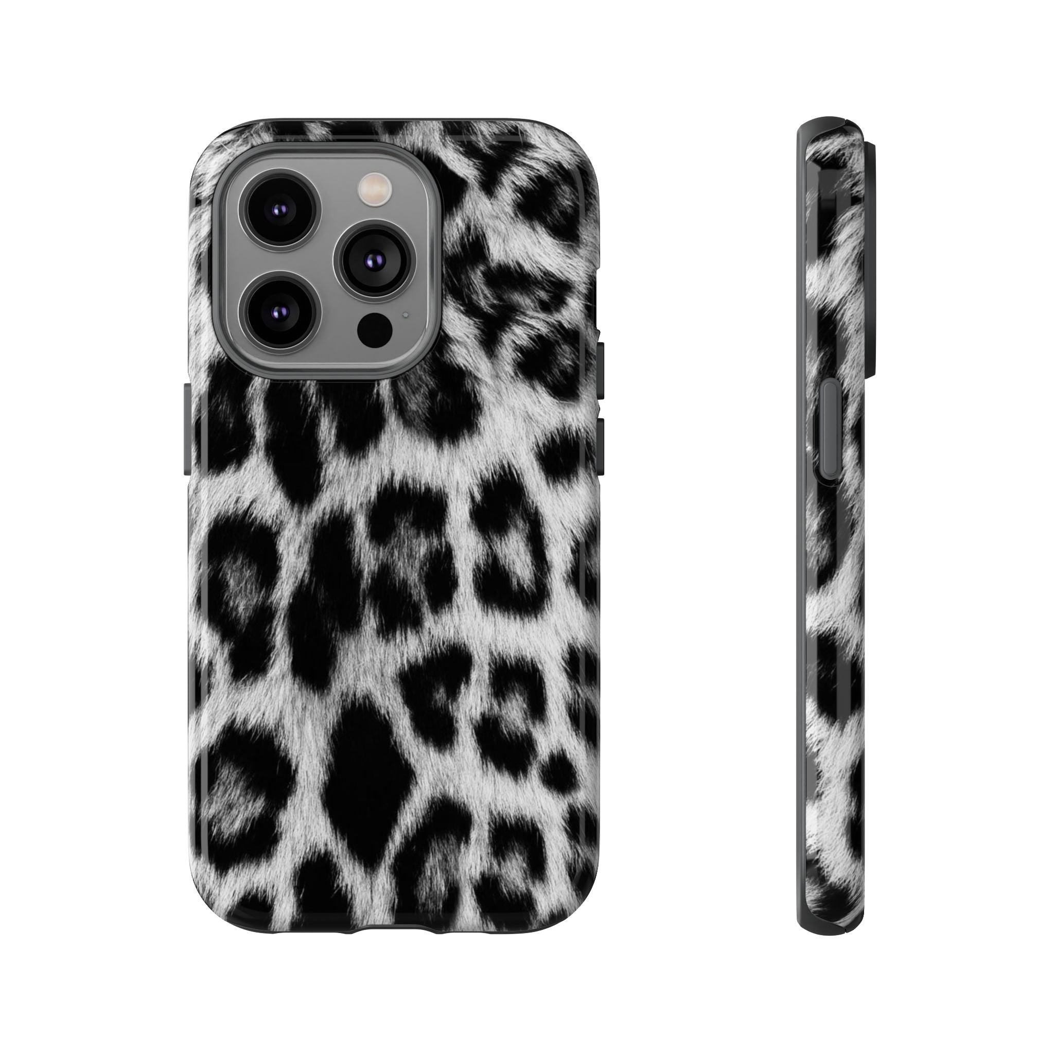 B&W Leopard Phone Case