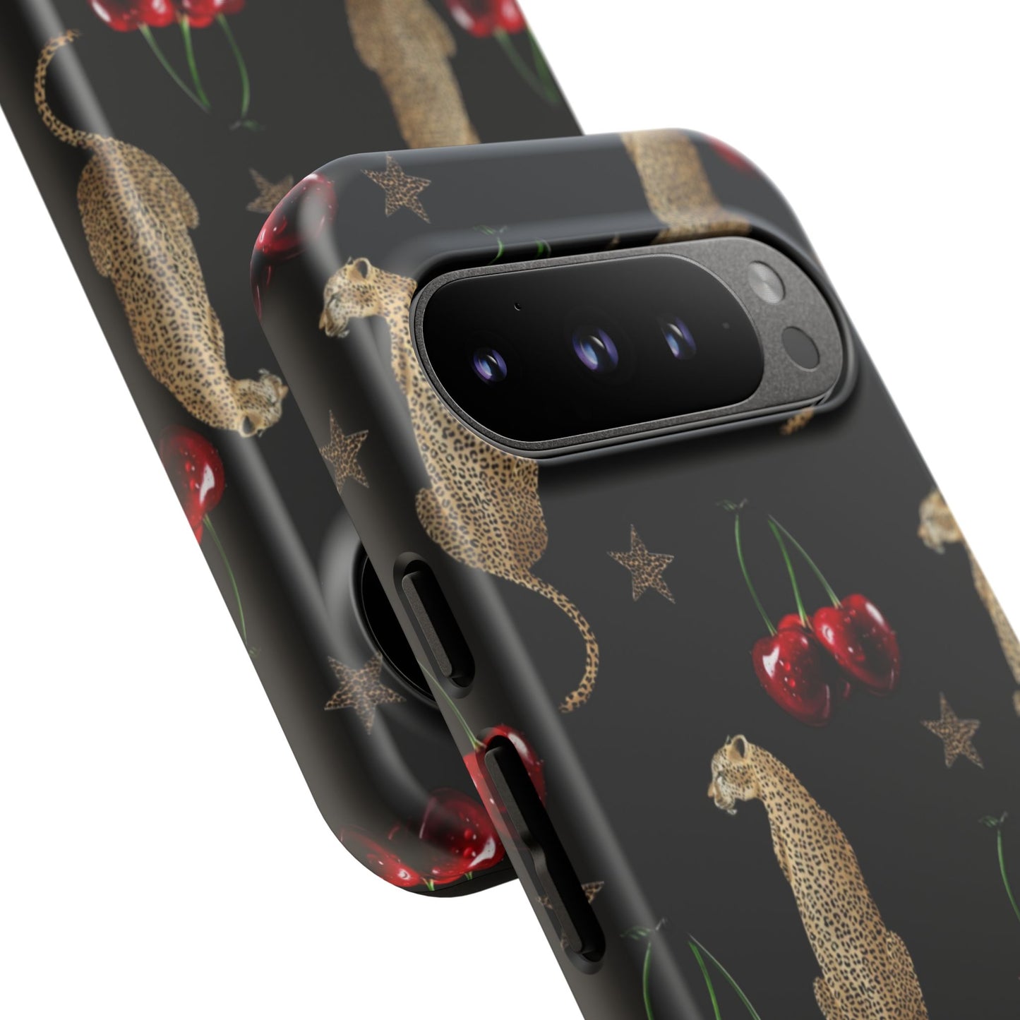 Leopard & Cherry Tough Case