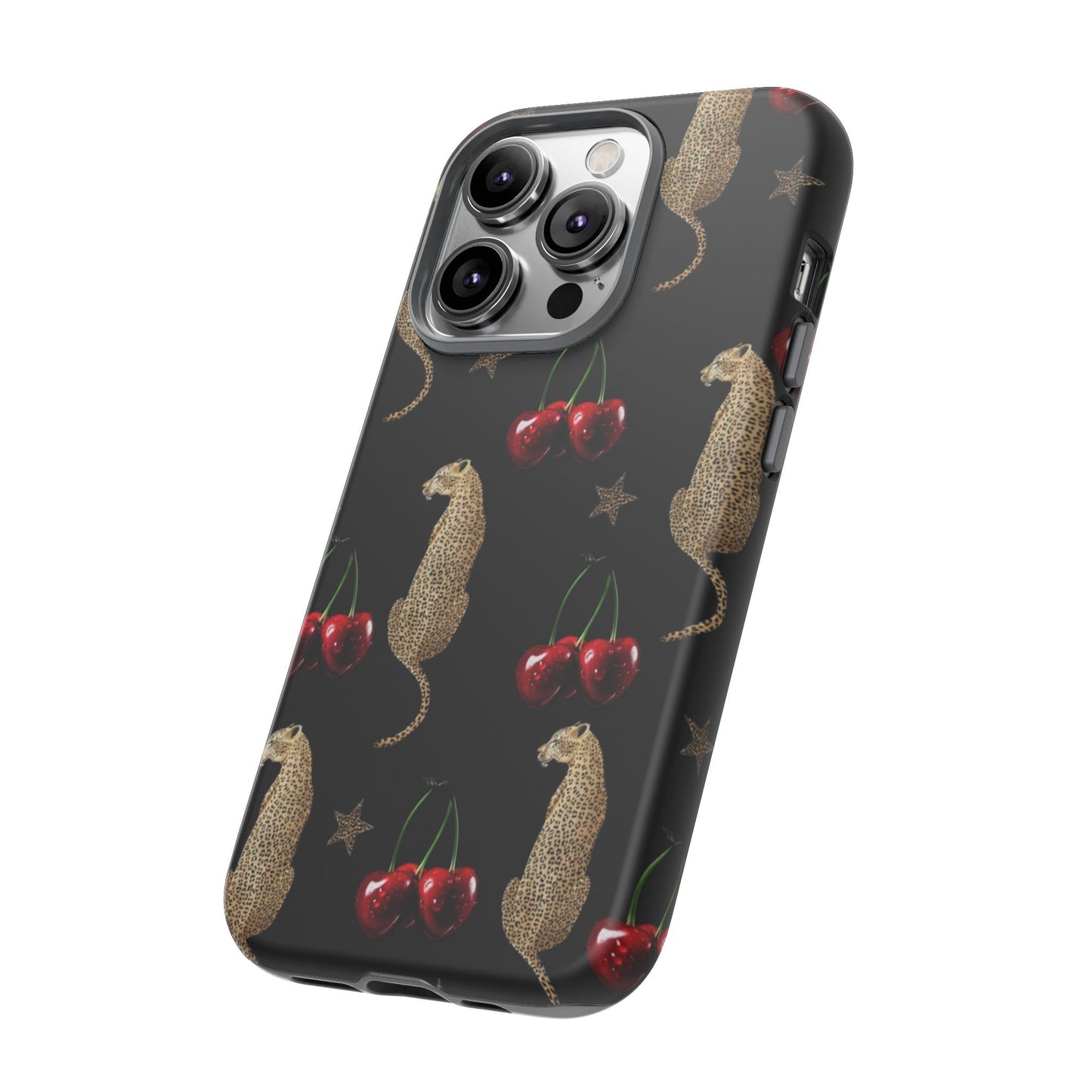 Leopard & Cherry Tough Case