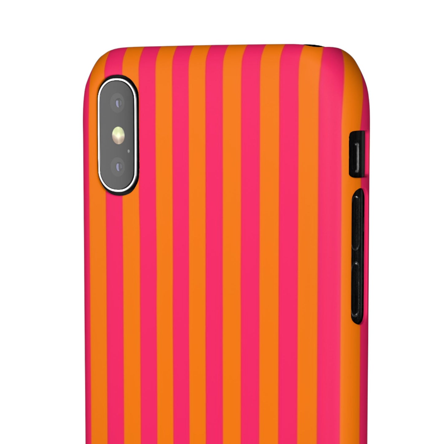 Striped Orange & Pink Case