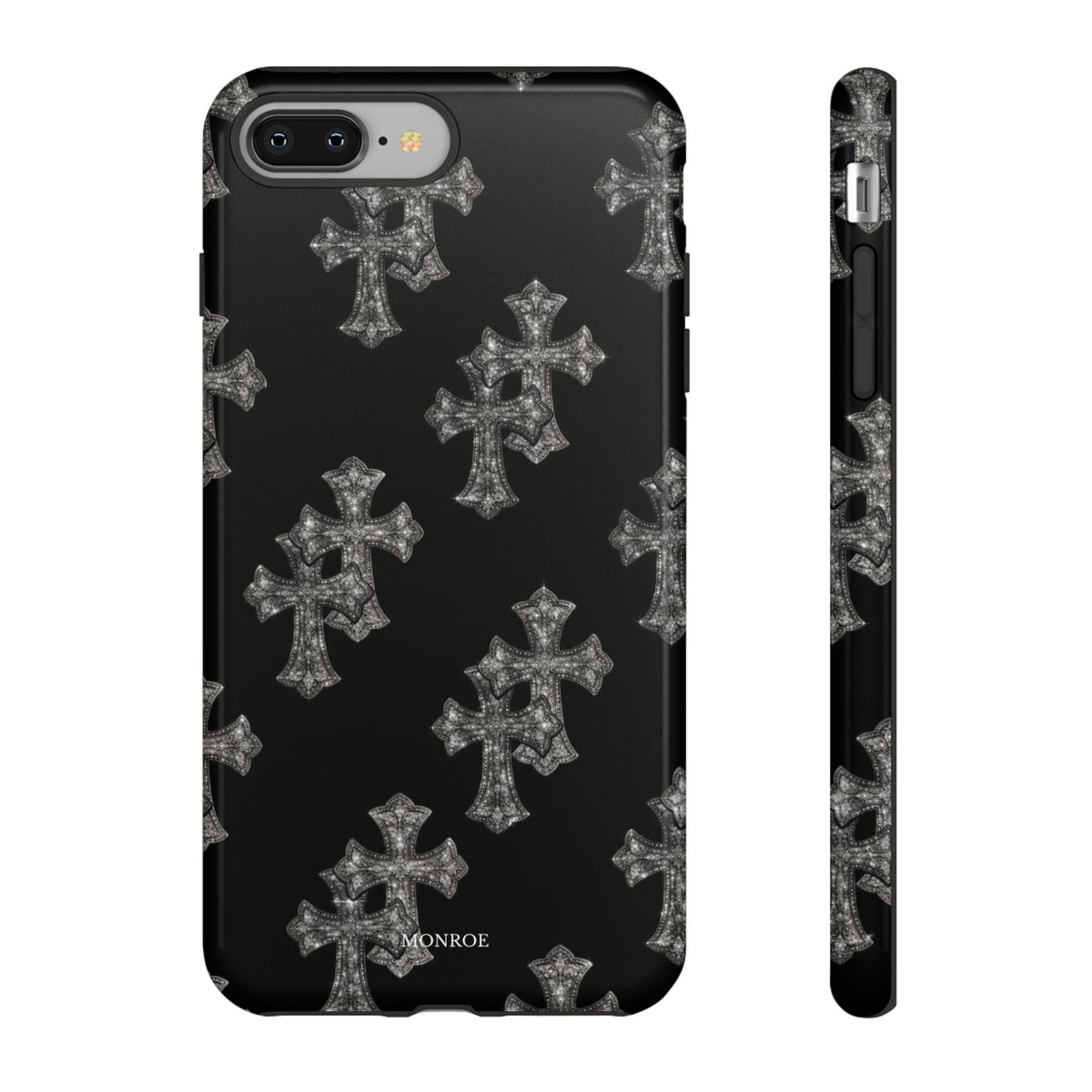 Black Crystal Cross Tough Case