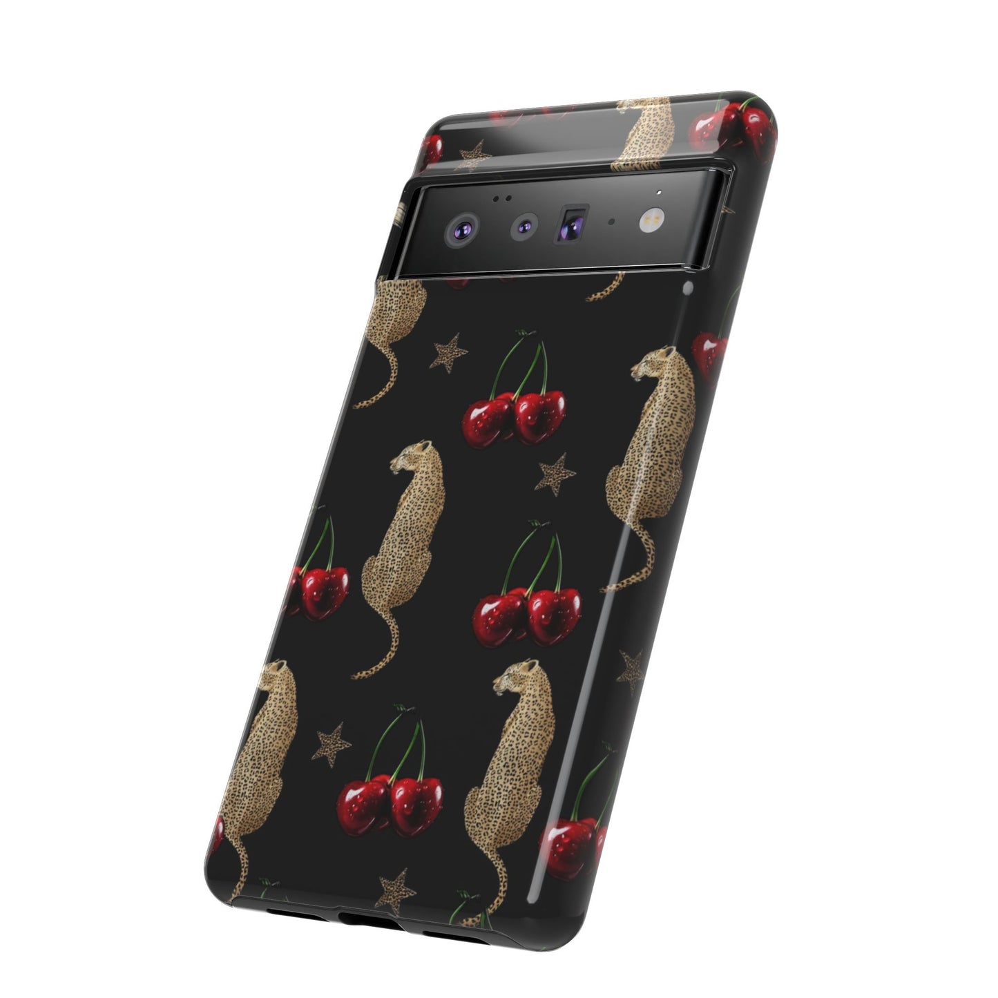Leopard & Cherry Tough Case