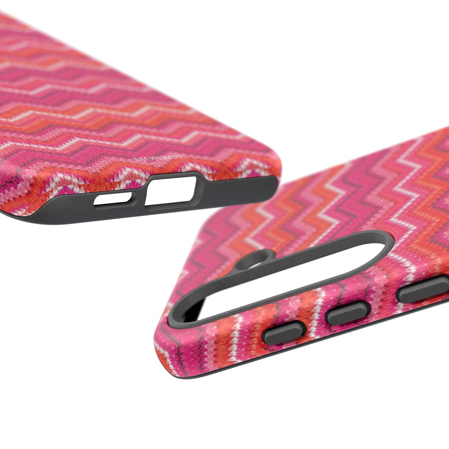 Pink Zigzag Tough Case