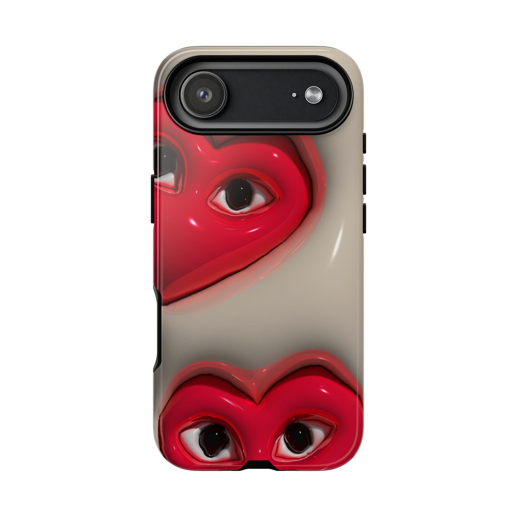 3D Hearts Phone Case