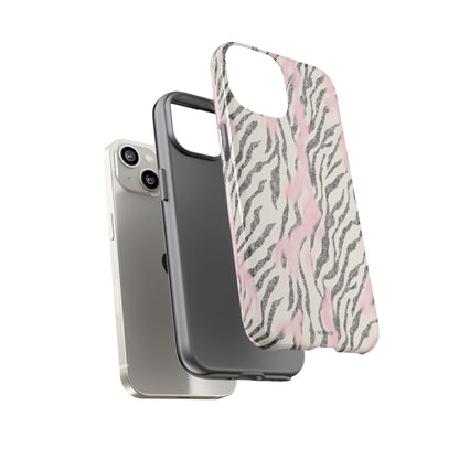 Light Pink Zebra Tough Case