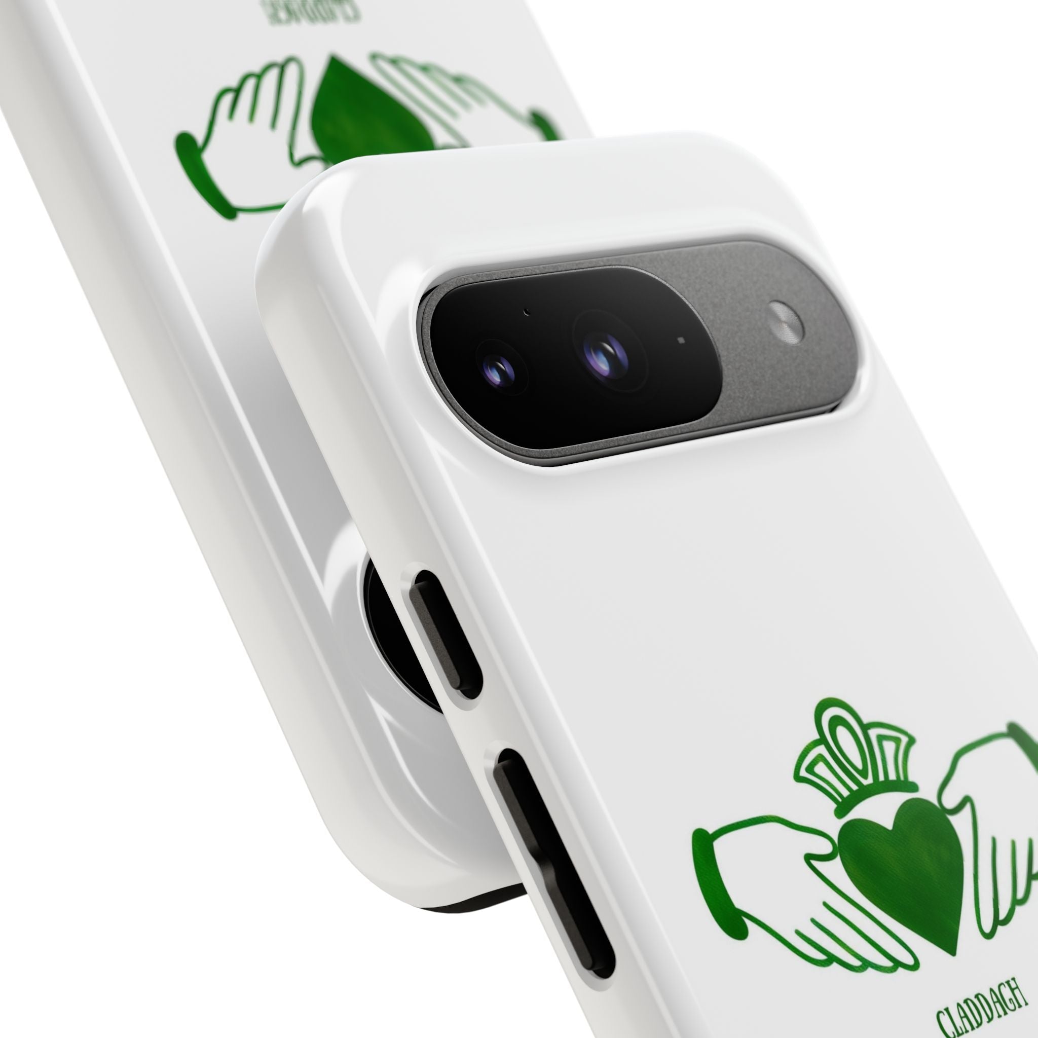 Irish Claddagh Symbol Green Tough Case