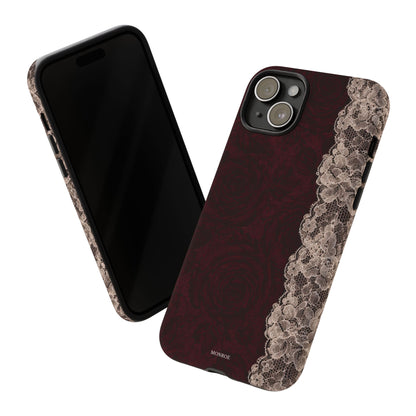 Burgundy Rose Tough Case