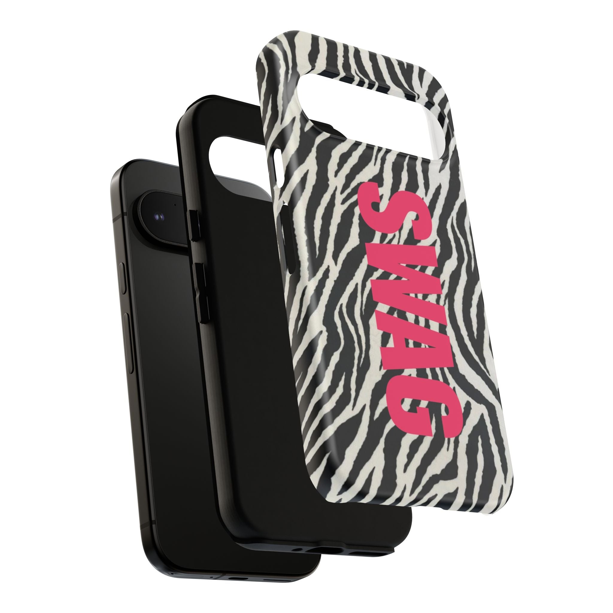 'SWAG' Zebra Print Tough Case