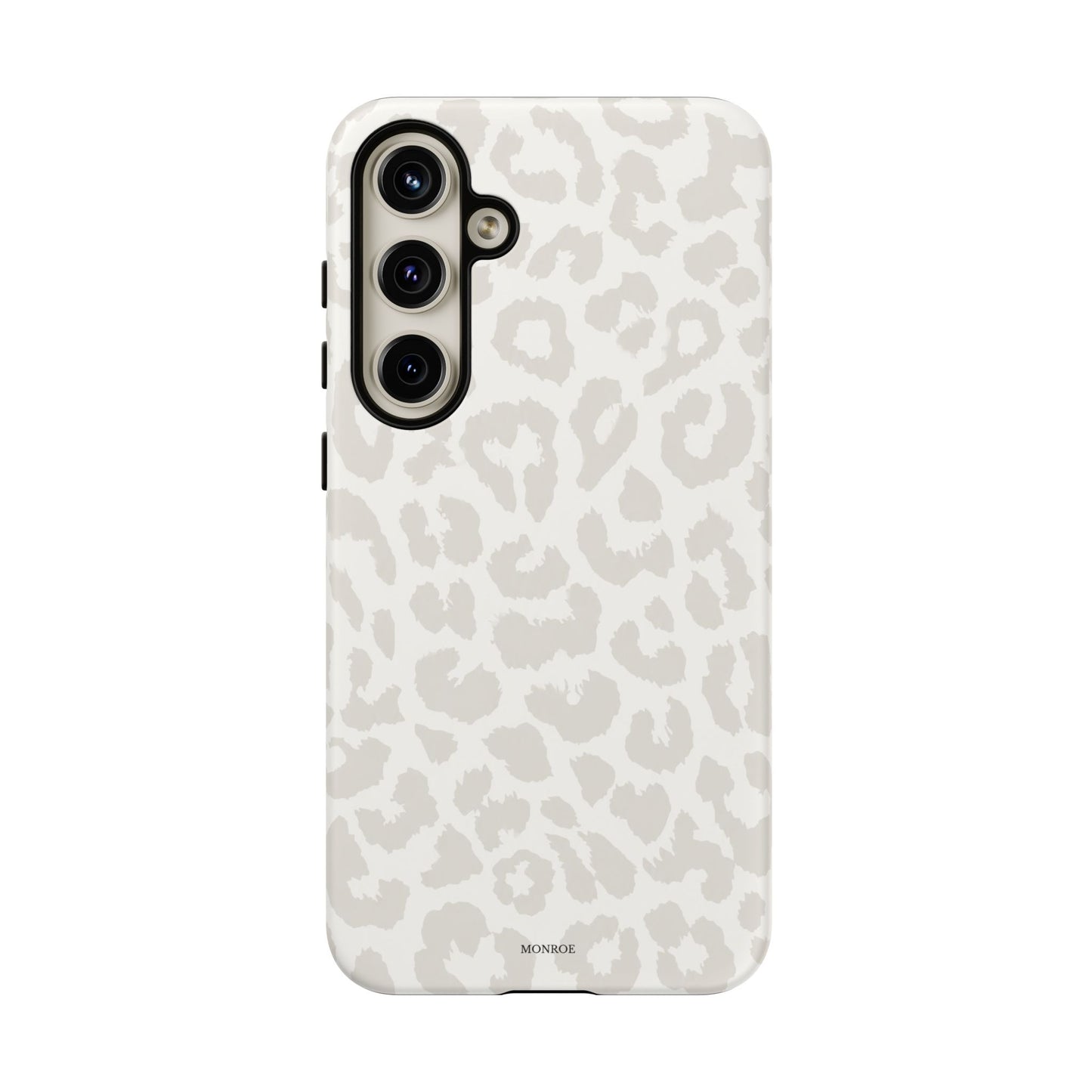 White Leopard Print Tough Case