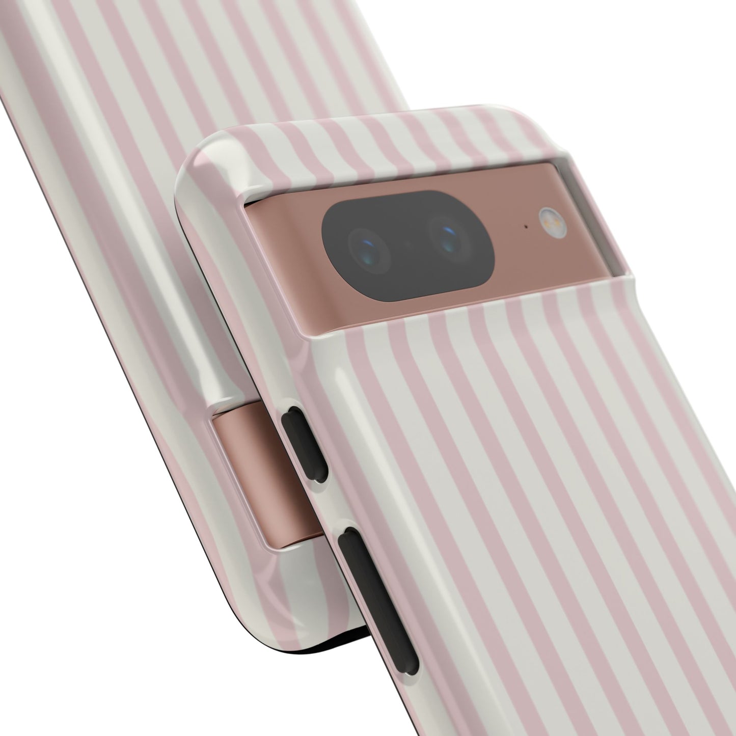 Light Pink Stripe Tough Phone Case