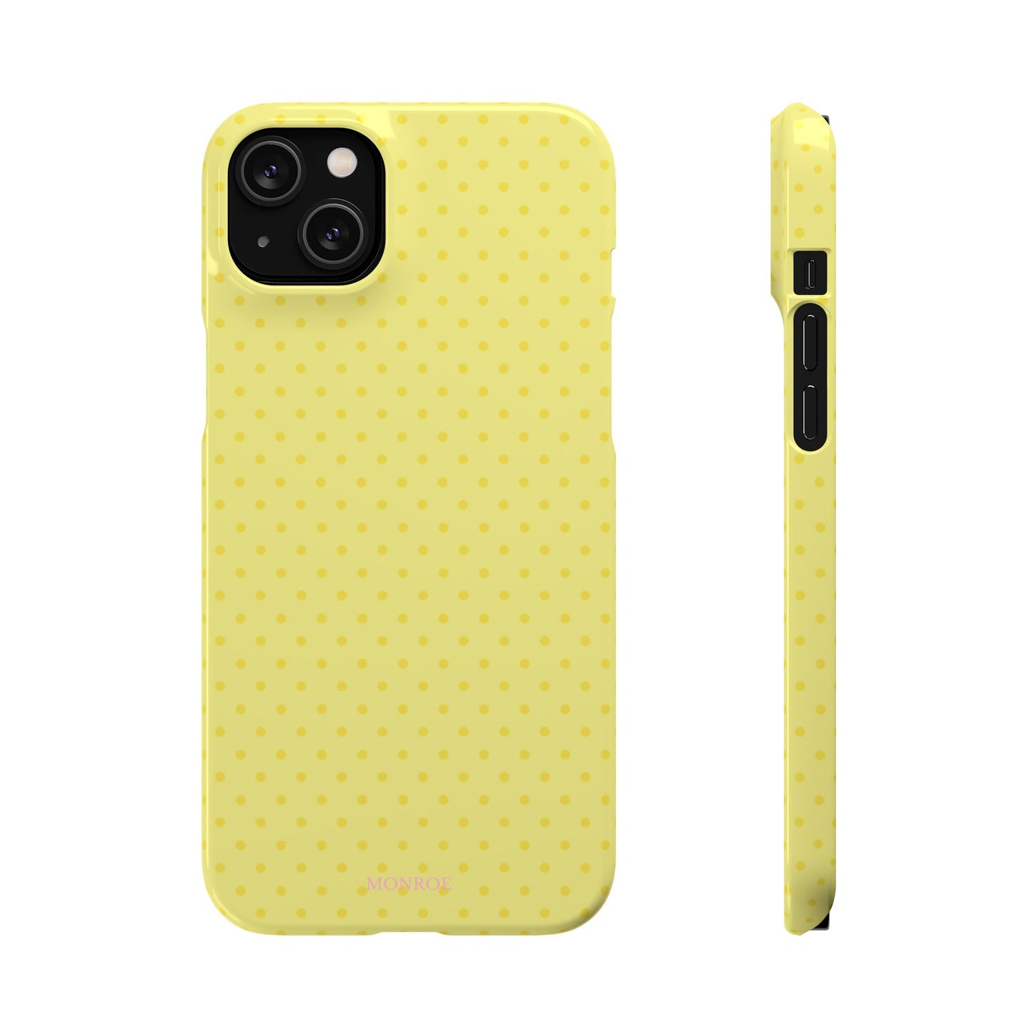 Yellow Polka Dot Snap Phone Case