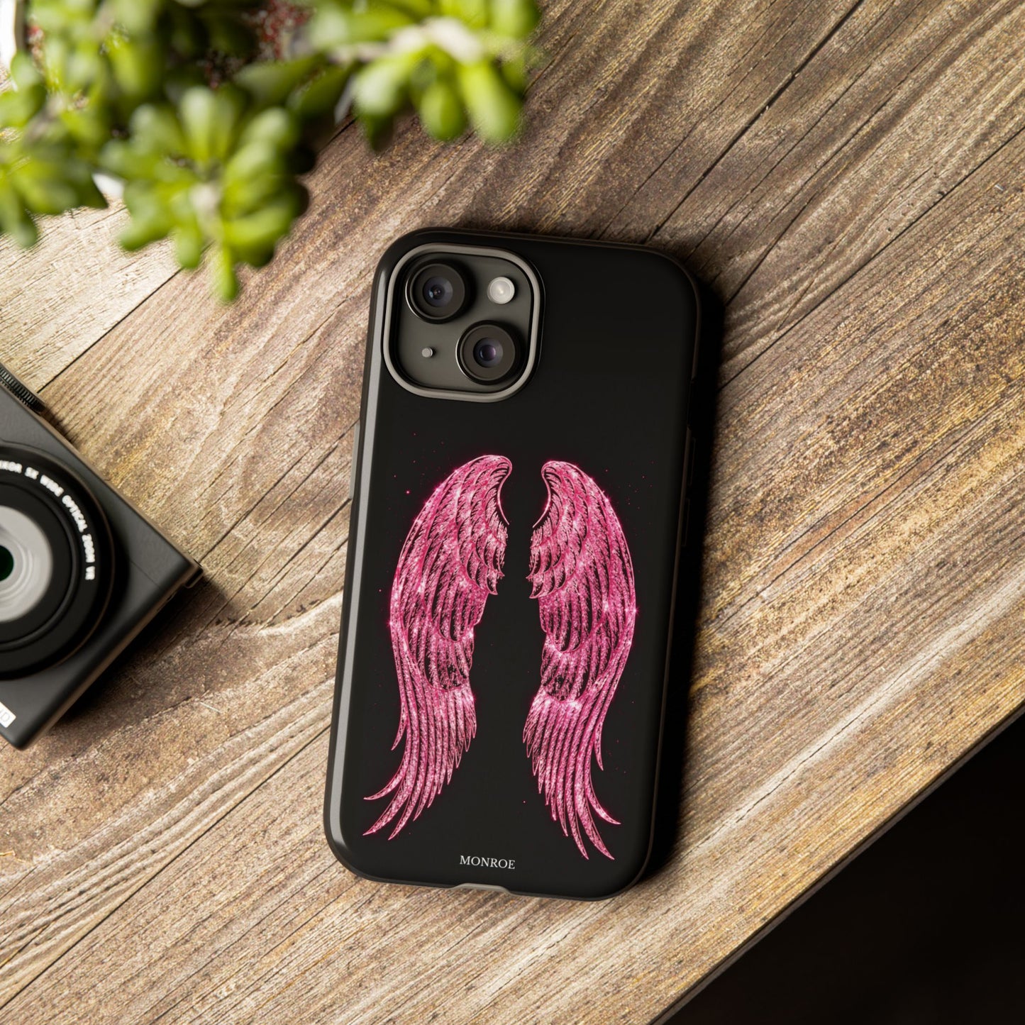 Pink Glitter Angel Tough Case