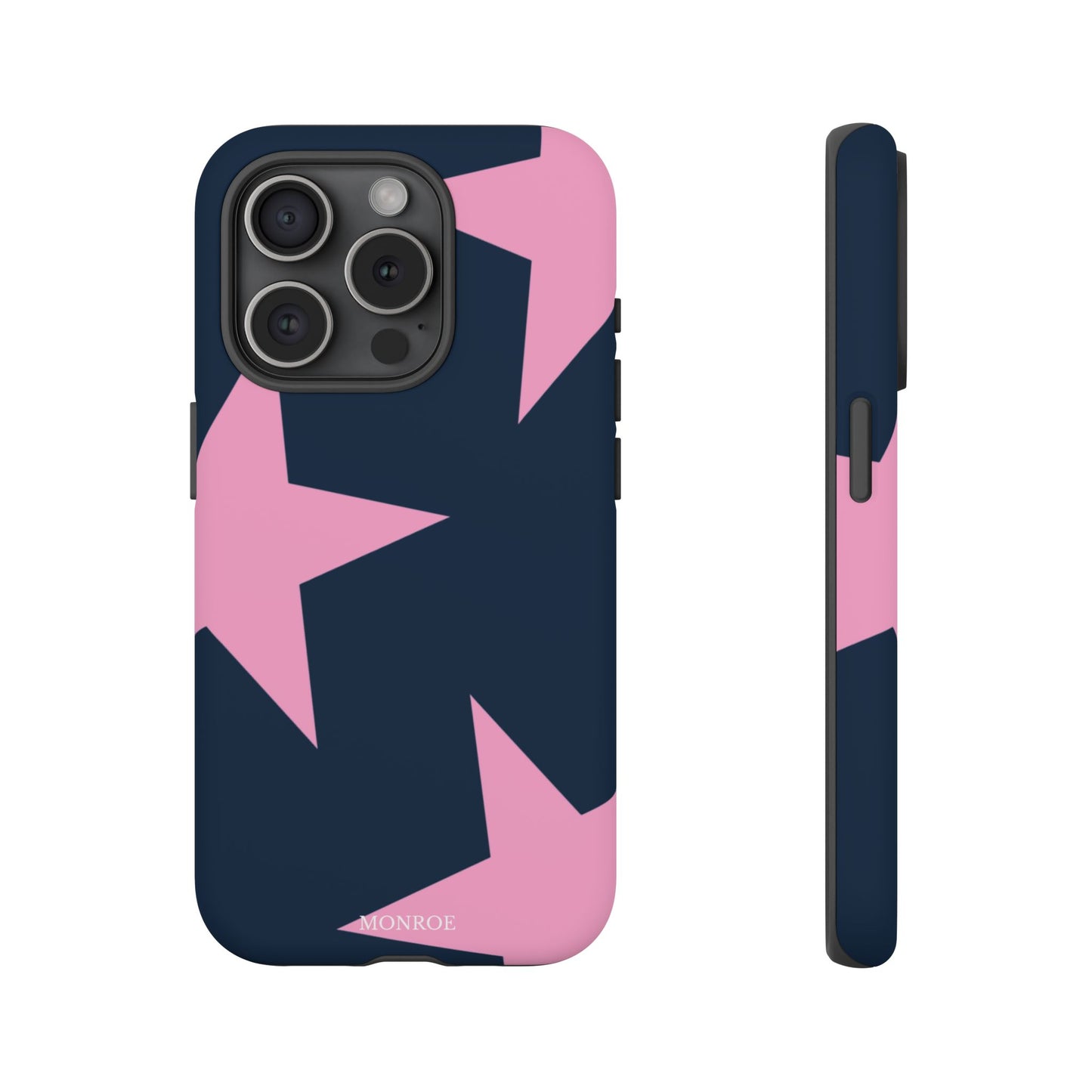 Navy & Pink Star Tough Cover