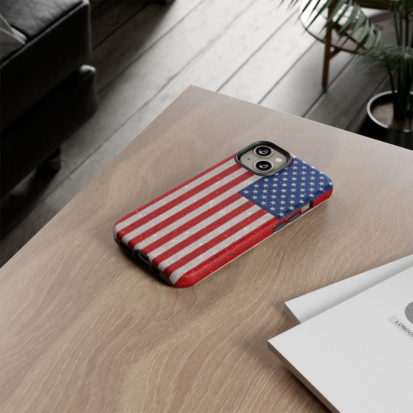 America Glitter Tough Case