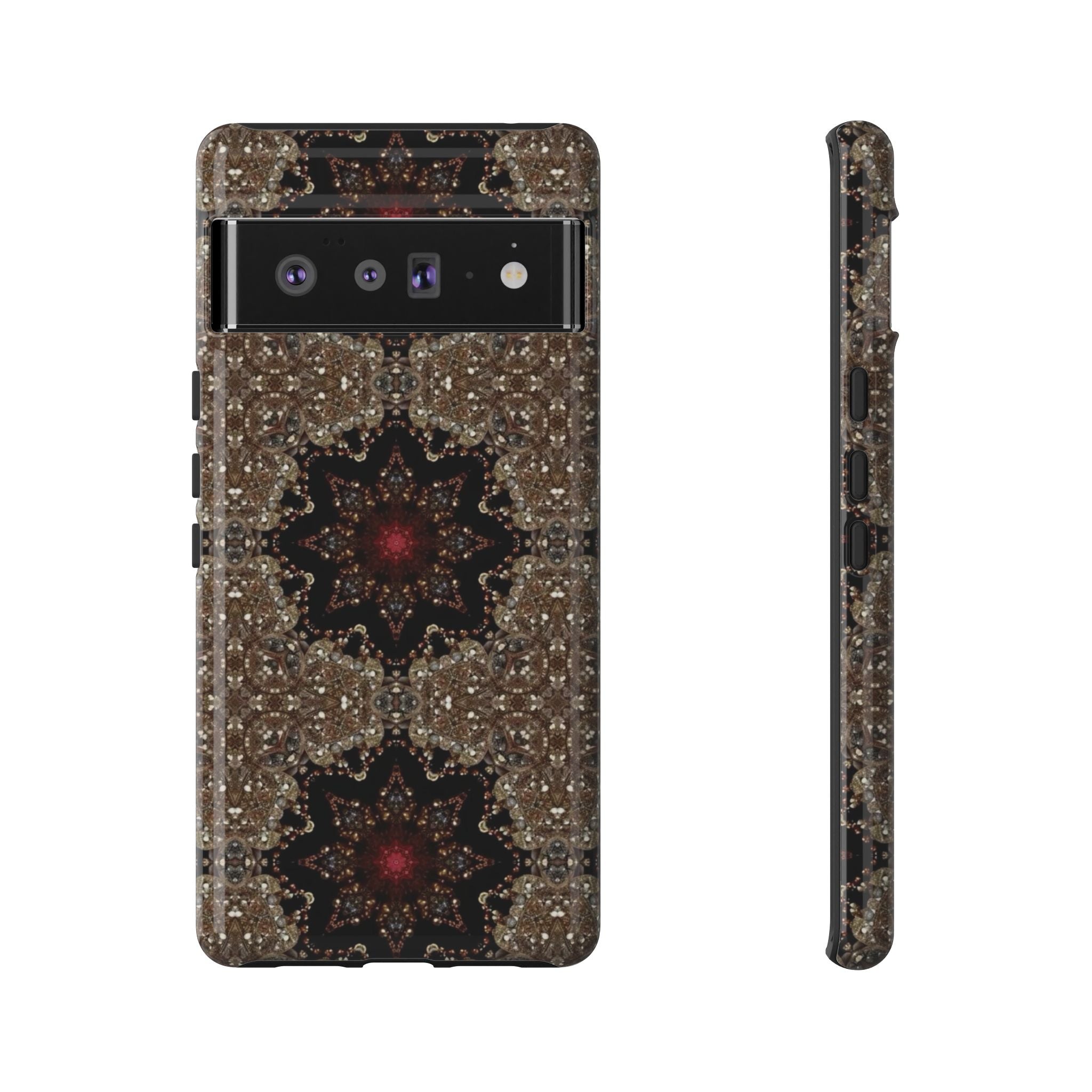 Brown Mandala Tough Protective Case