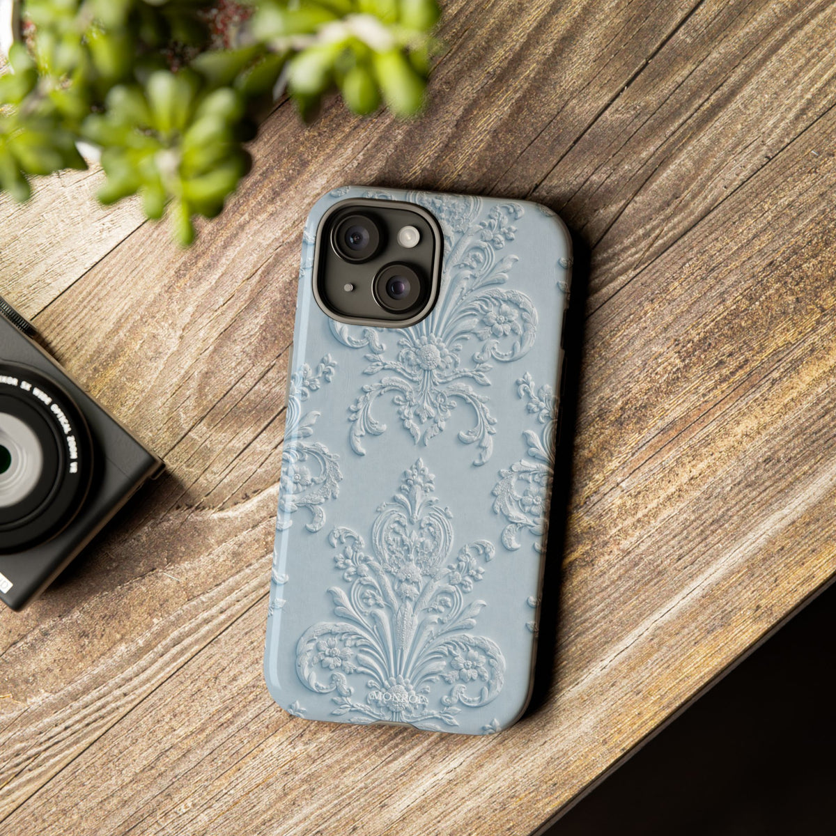 Blue Vintage Pattern Tough Case
