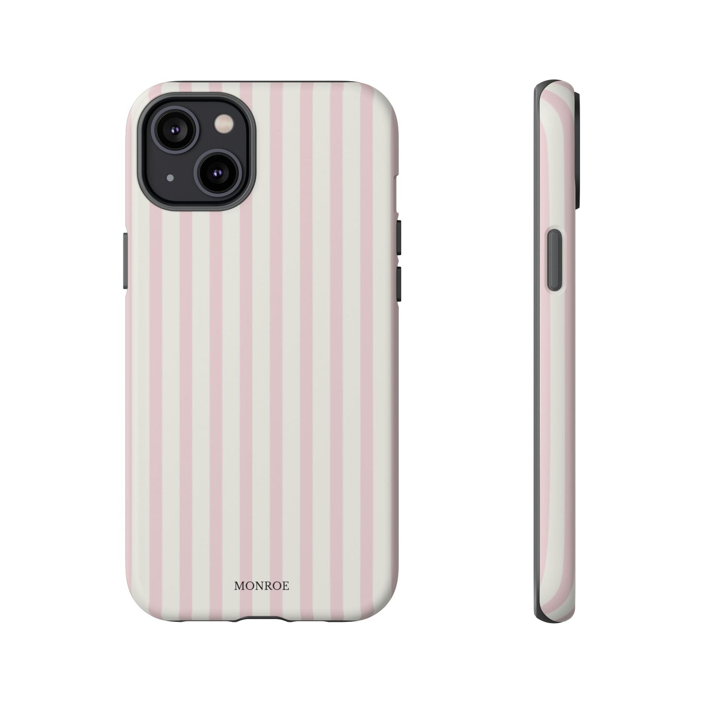 Light Pink Stripe Tough Phone Case