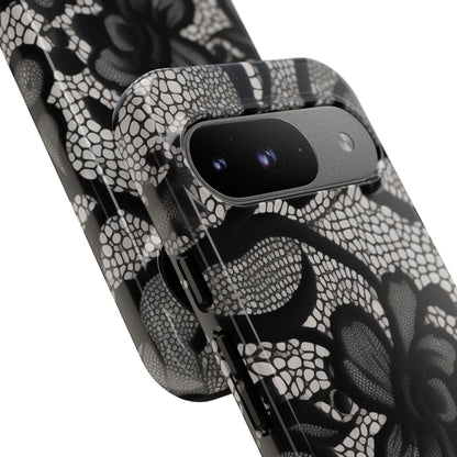 Black Floral Vintage Case