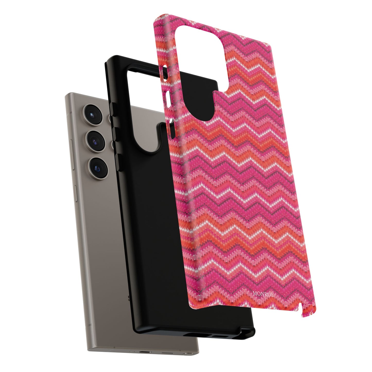 Pink Zigzag Tough Case