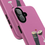 Pint & Wine Glass (Pink) Tough Case