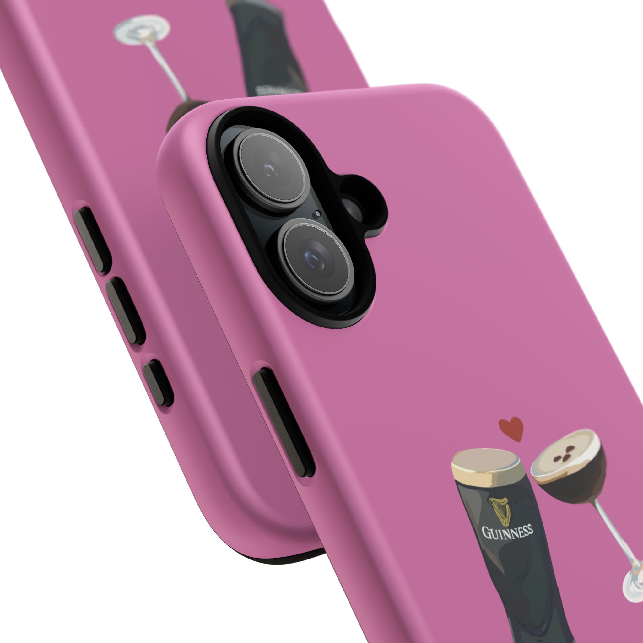 Pint & Wine Glass (Pink) Tough Case