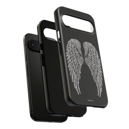 Silver Angel Wings Tough Case