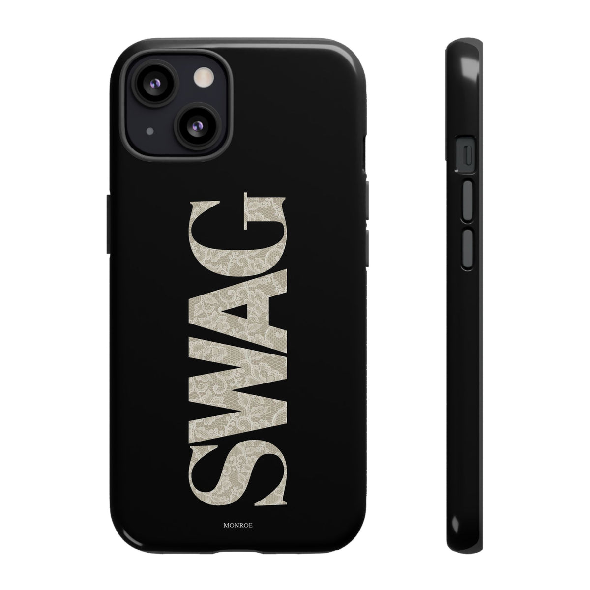 Lace Swag Black Tough Case