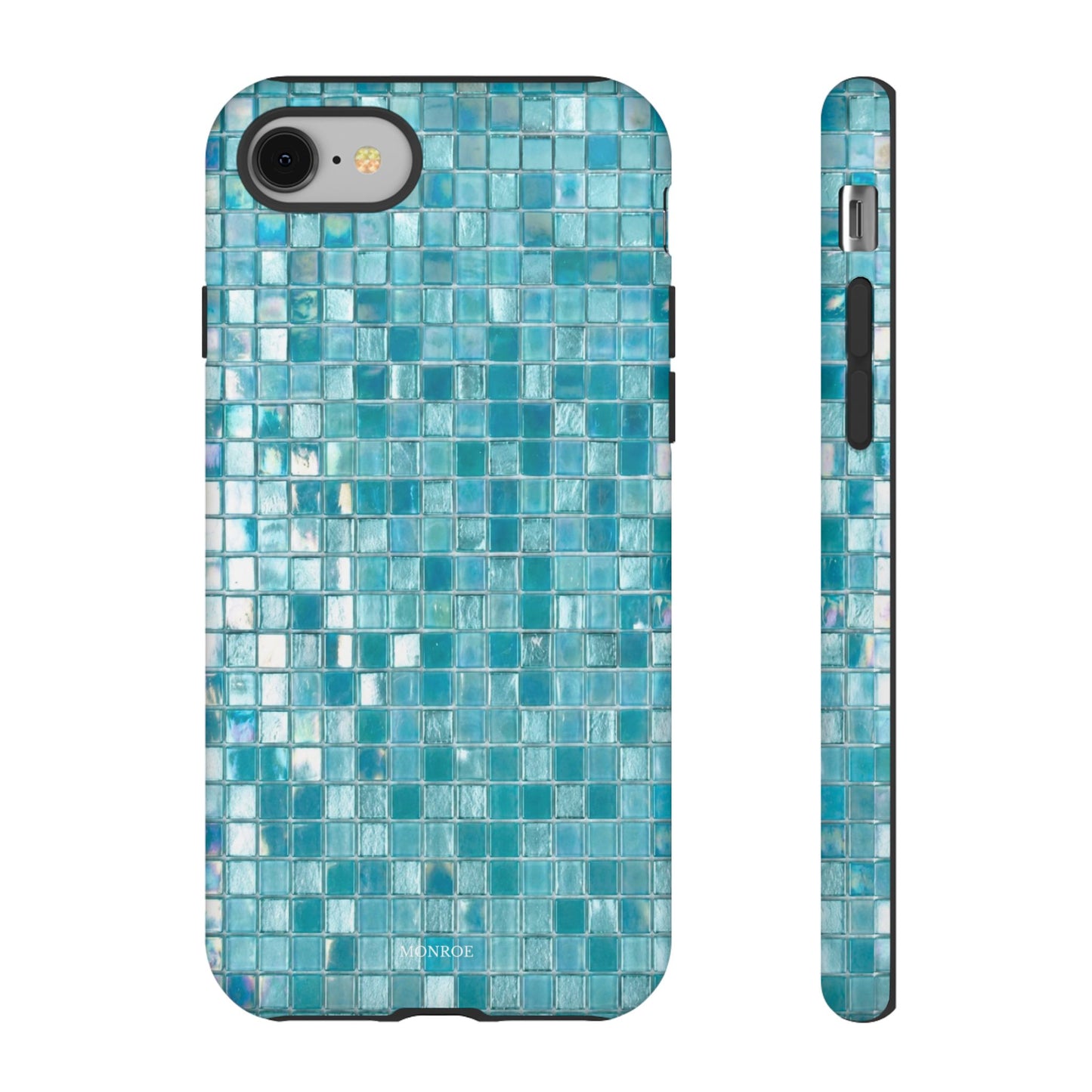 Hot Blue Mosaic Tile Tough Case