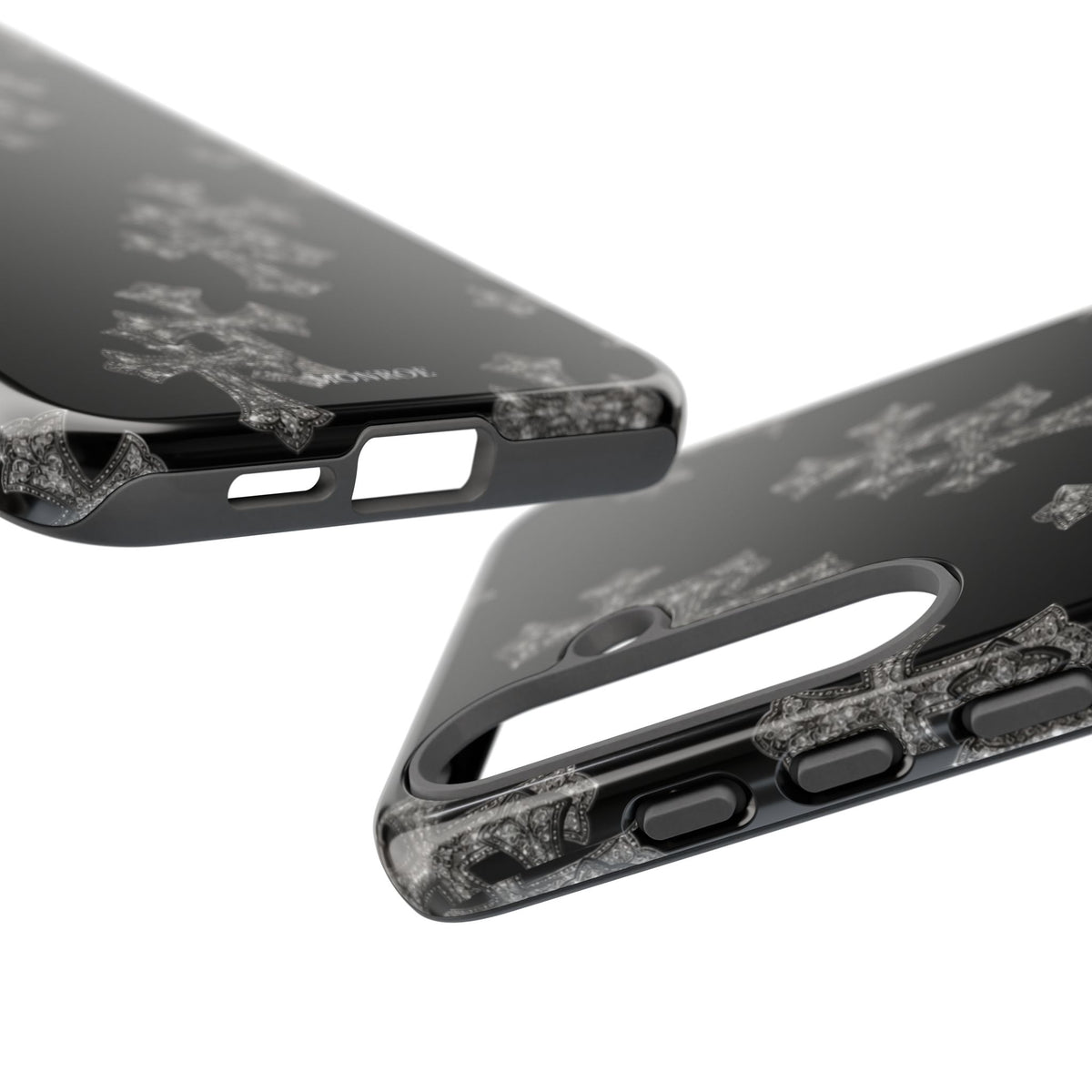 Black Crystal Cross Tough Case