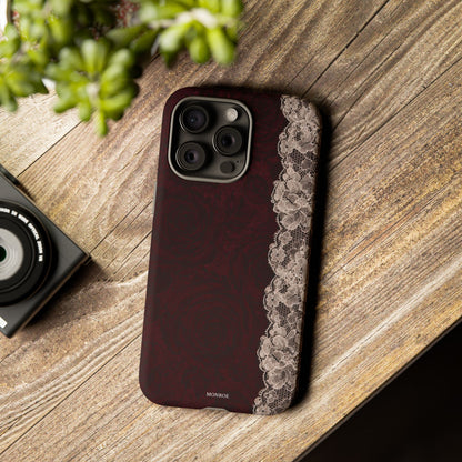 Burgundy Rose Tough Case