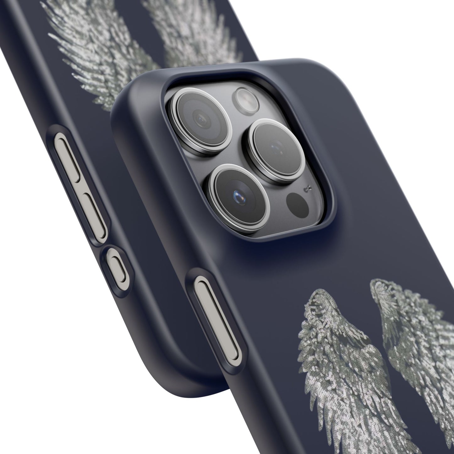 Navy Angel Wings Case