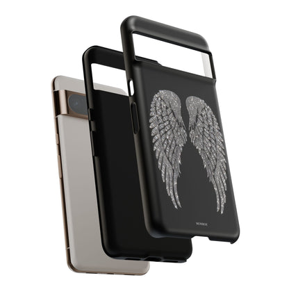 Silver Angel Wings Tough Case