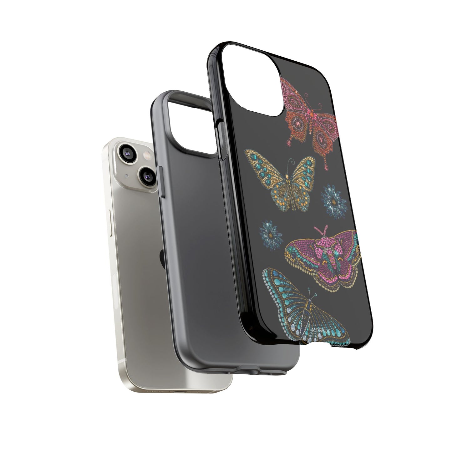 Butterfly Beaded Tough Case