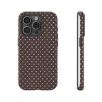 Brown Polka Phone Case