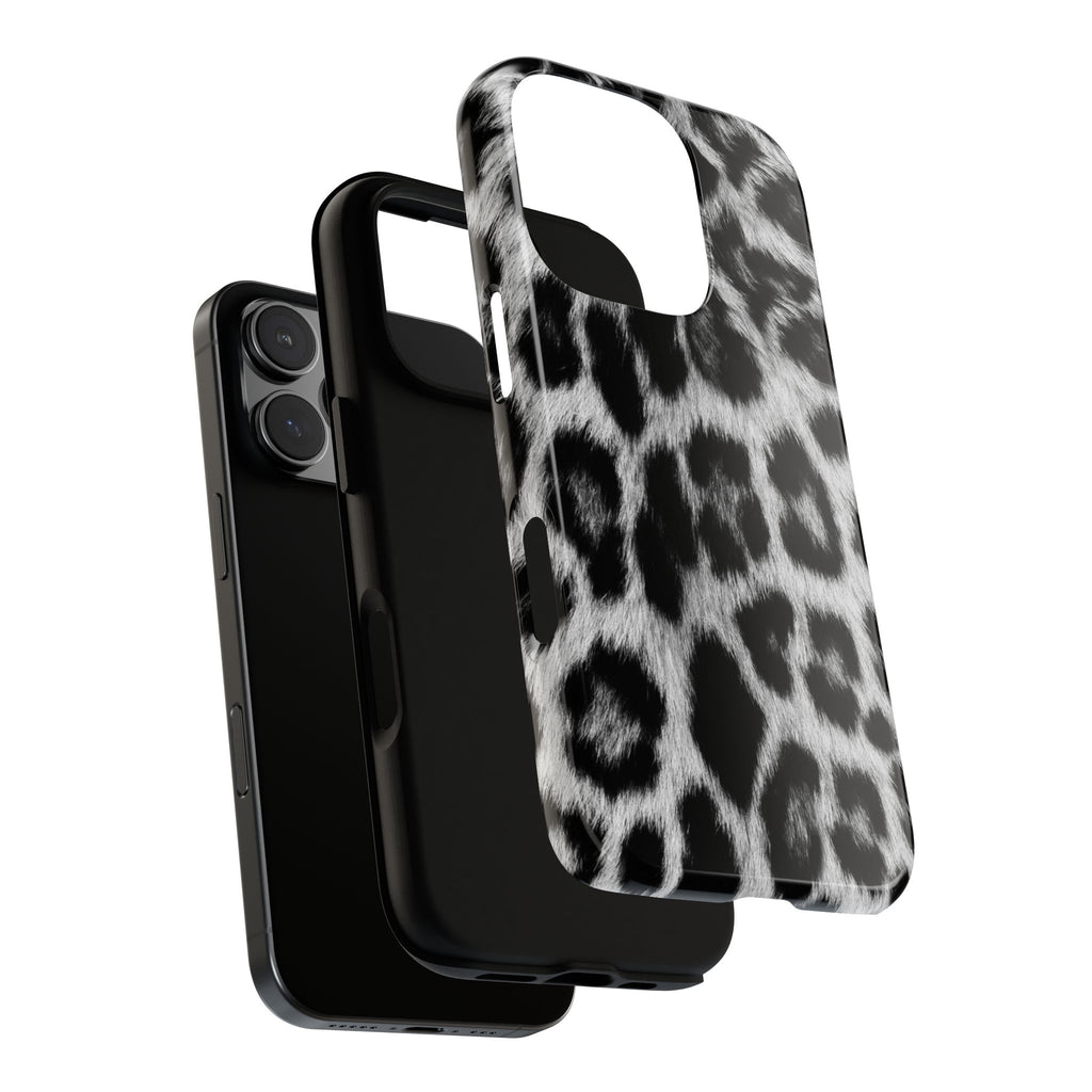 B&W Leopard Phone Case