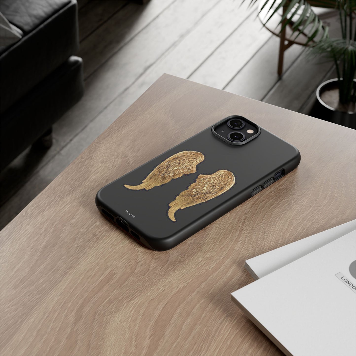 Gold Angel Wings Tough Case